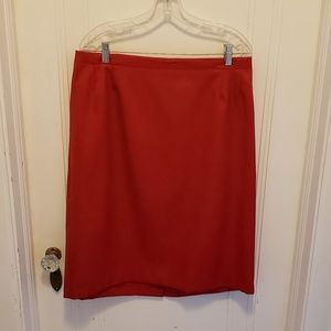 Power Red Professional Skirt